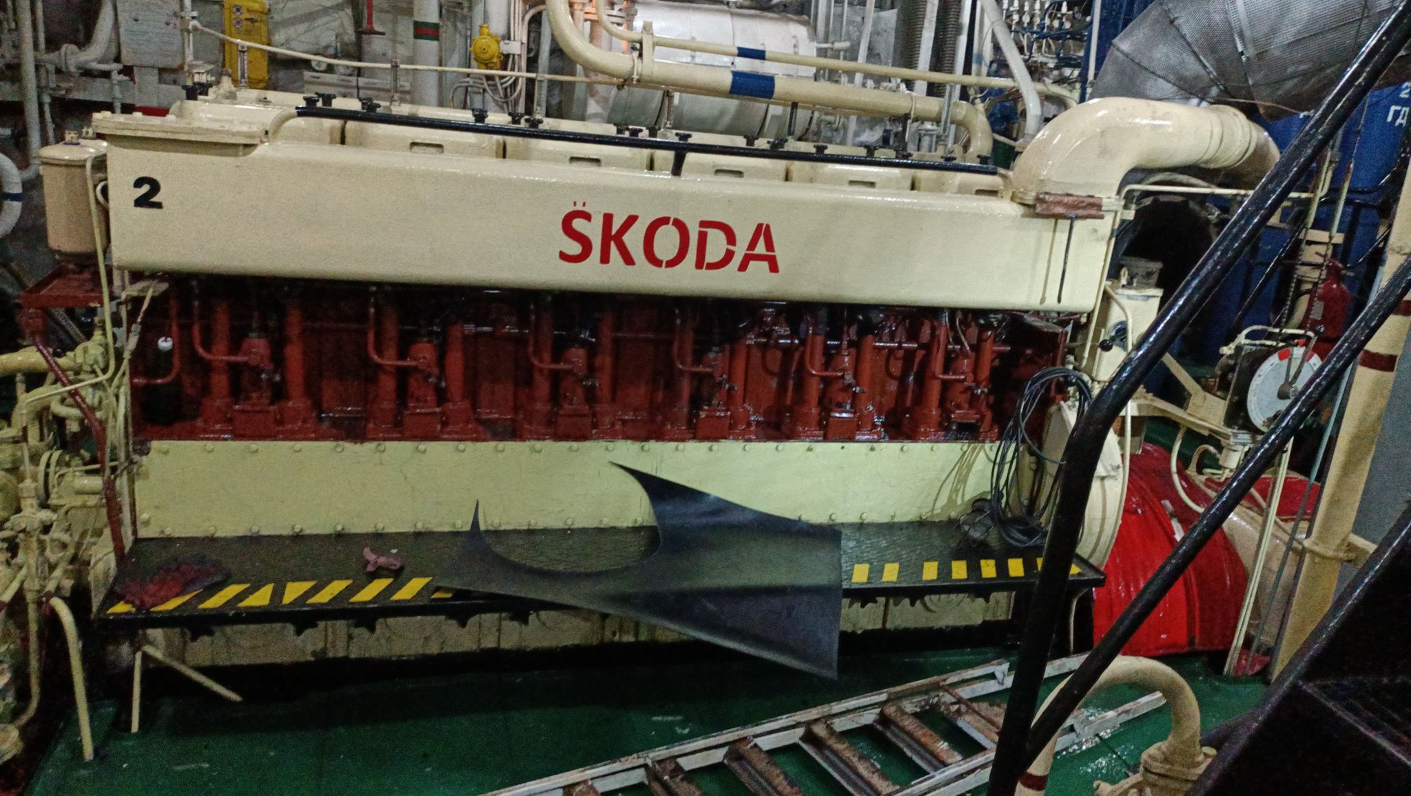 Overhaul / Skoda 6-275 Main Engine and Skoda 6S160 / Vessel VERLAINE 