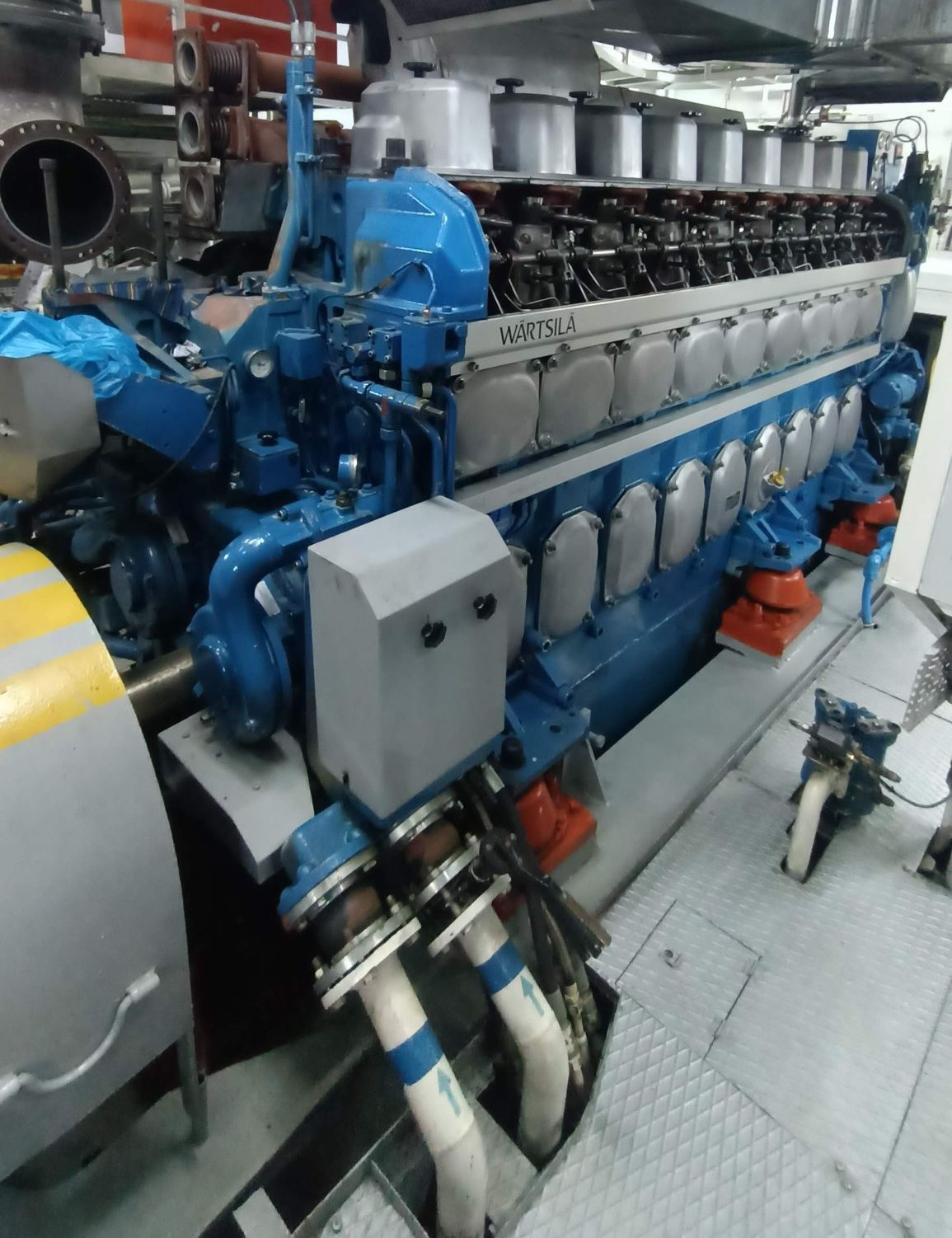 Wartsila 9L20 / Engine Cooling System, Motor Coupling, Injector Repair / Vessel NAZMI BEY / CANAKKALE TR